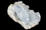 Sky Blue Celestine (Celestite) Crystal Cluster - Madagascar #88323-1
